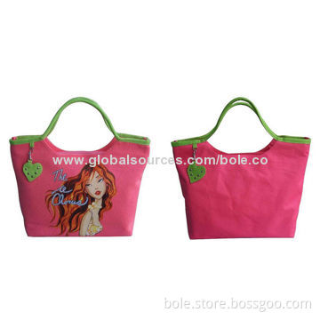 Girls' Handbags, Made of Polyester, Cotton Materials